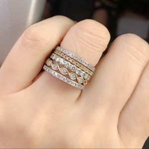Kay Jewelers Diamond Anniversary Ring 10K Gold 6